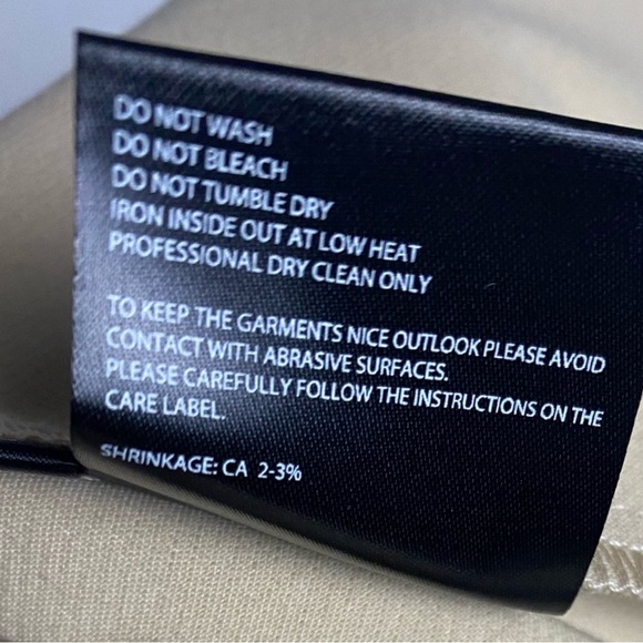 STELLA NOVA Eline High Waist Wide Leg Pants Creme Vanilla Size 10 US (40 EU) NWT - Picture 9 of 9